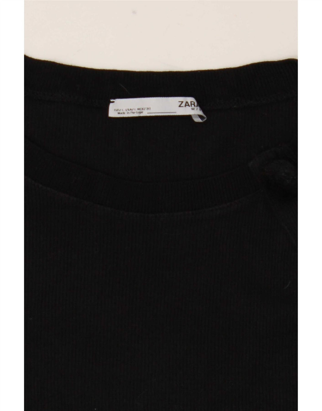 Tricou cu grafic pentru femei Zara UK 14 Large Negru