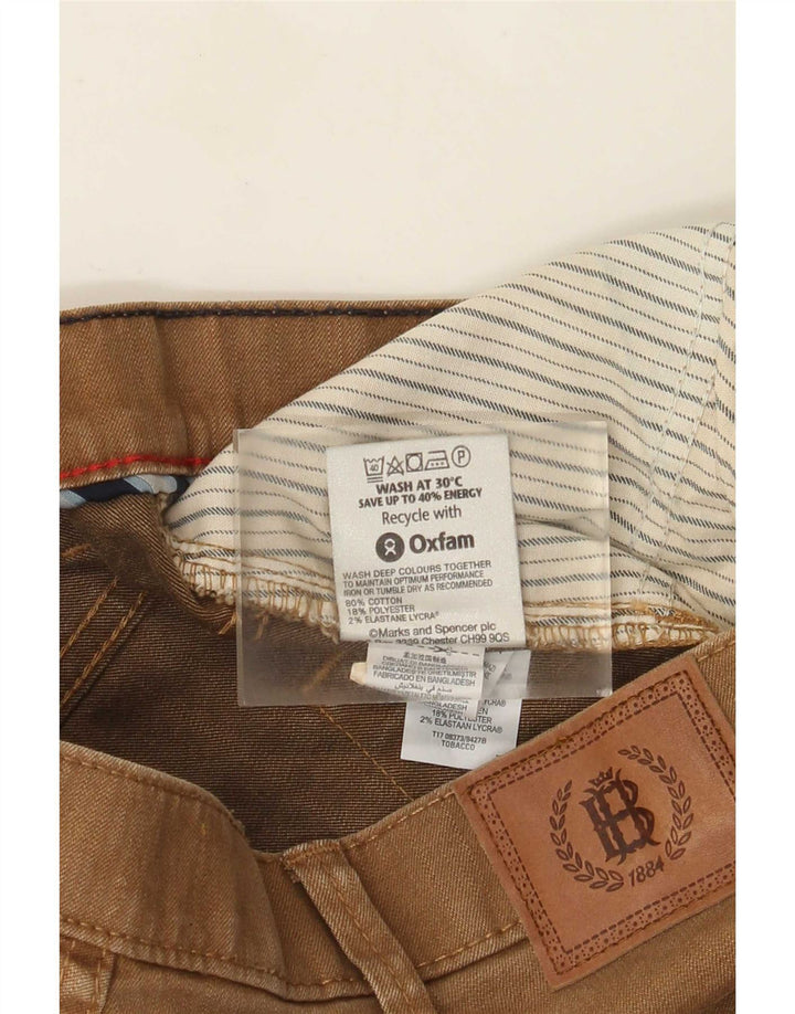 Blugi drepti pentru bărbați Marks & Spencer W38 L33 bumbac maro