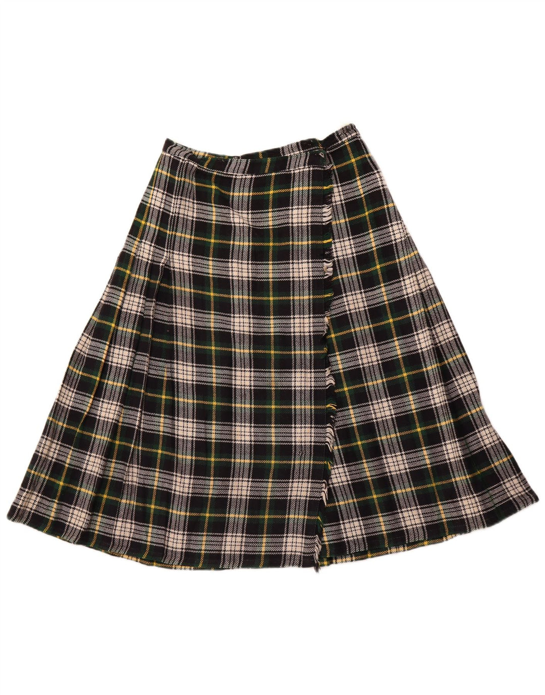 Fusta Wrap pentru femei VINTAGE W26 Small Green Check