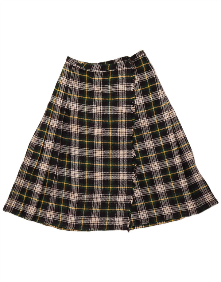 Fusta Wrap pentru femei VINTAGE W26 Small Green Check