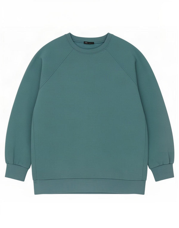 Pulover supradimensionat pentru femei Zara UK 14 Albastru mediu