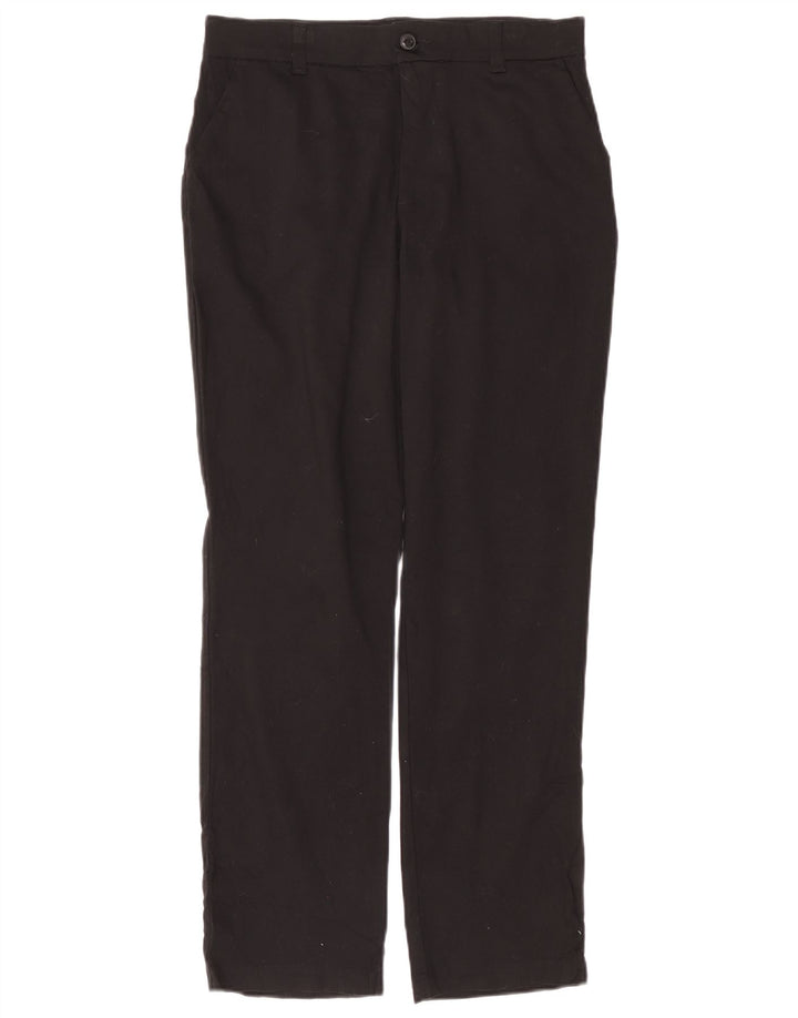 Pantaloni chino drepti pentru femei Lee US 10 Large W34 L30 Bumbac negru