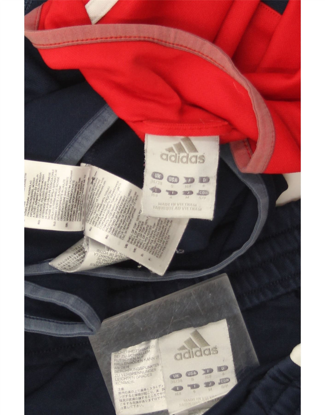Trening complet Adidas pentru bărbați Marea Britanie 36/38 Mic, albastru bleumarin, poliester color bloc