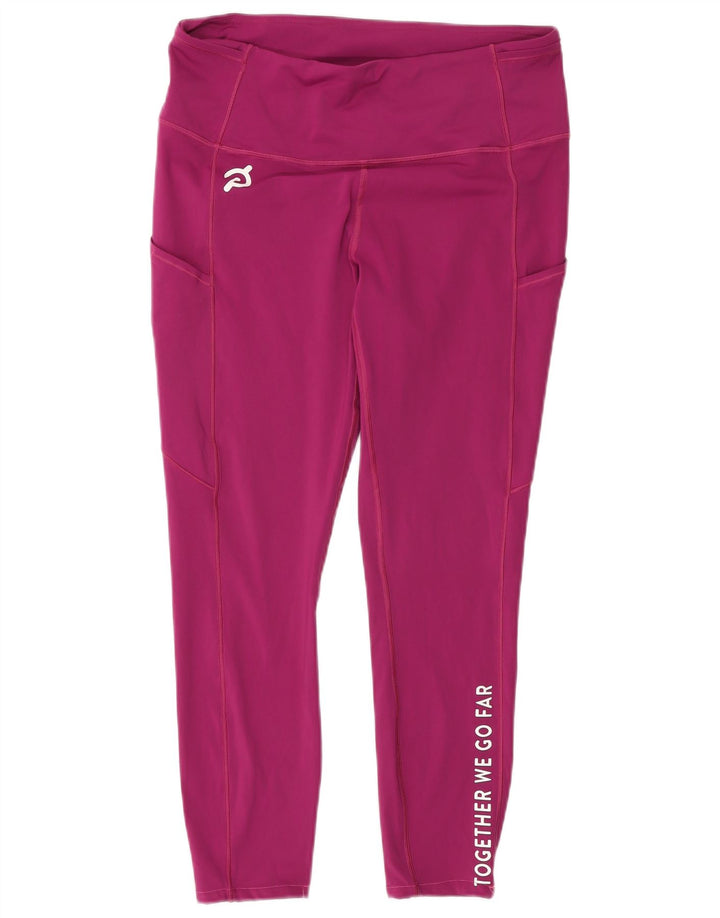 Jambiere grafice pentru femei Lululemon UK 10 Nylon roz mic