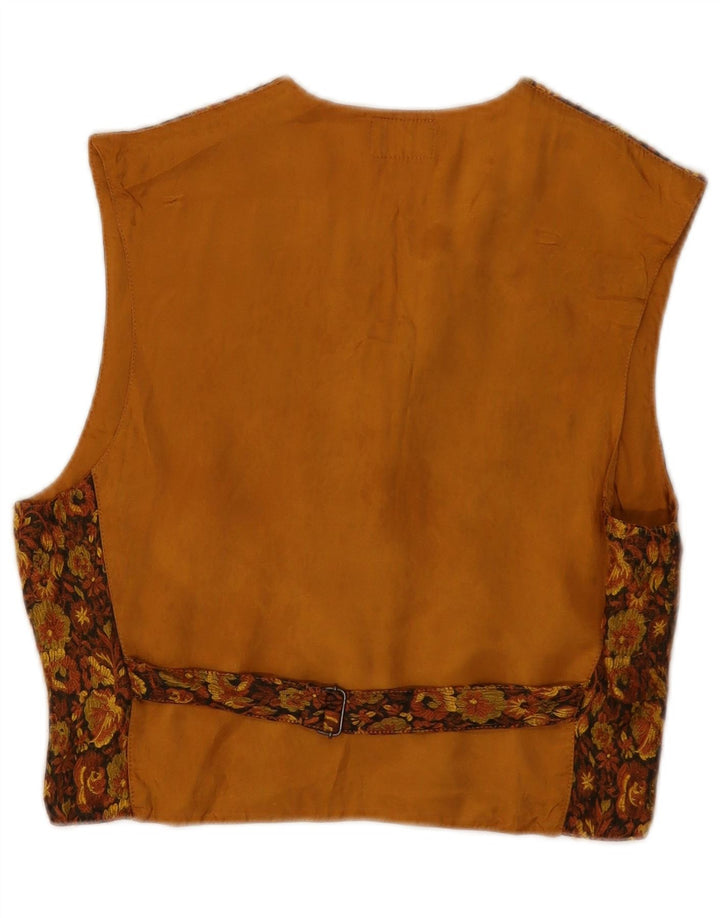 Vestă Vintage de damă IT 40 Mic Maro Floral