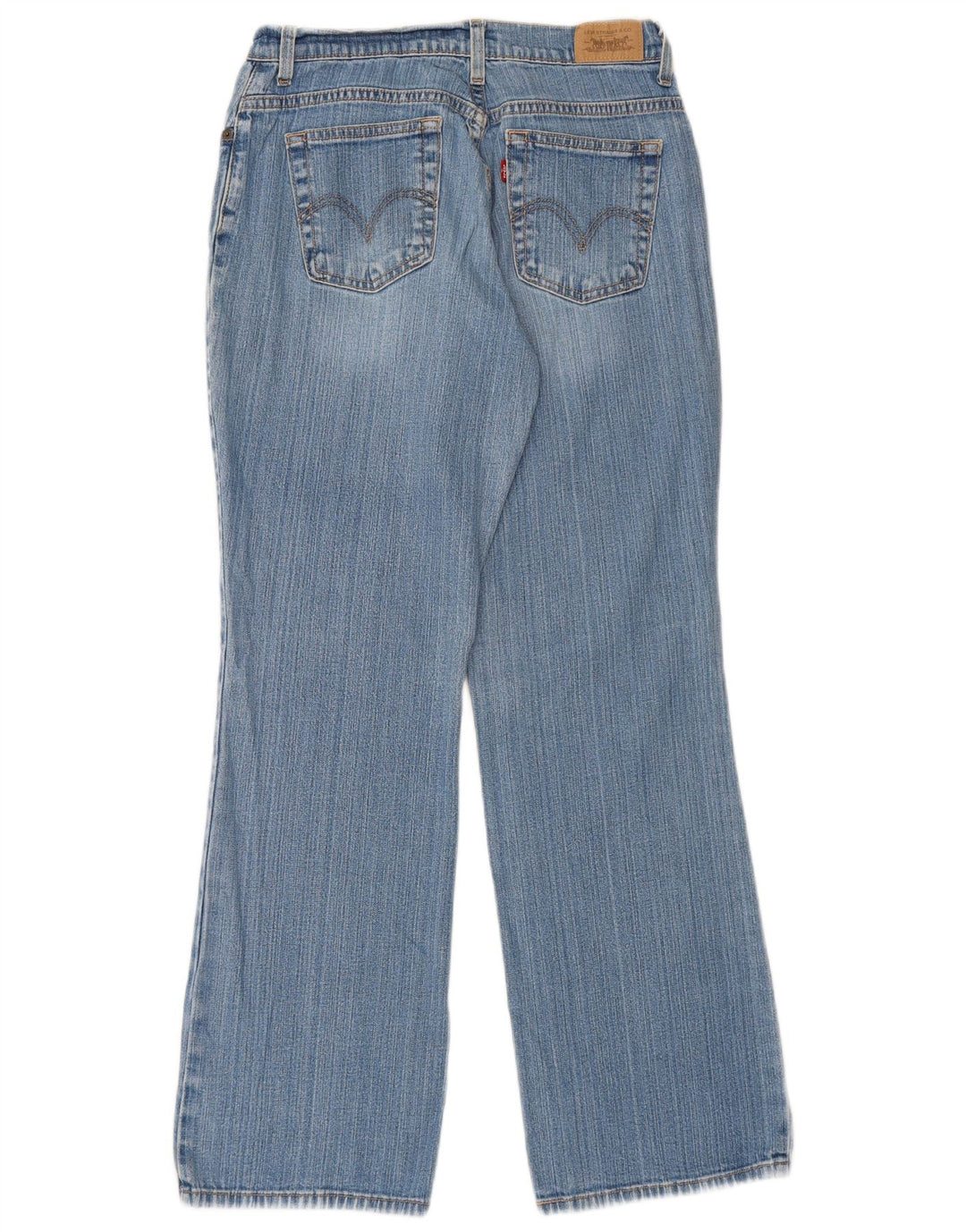 Blugi drepti pentru femei Levi's 550 US 8 Medium W30 L31 Bumbac albastru