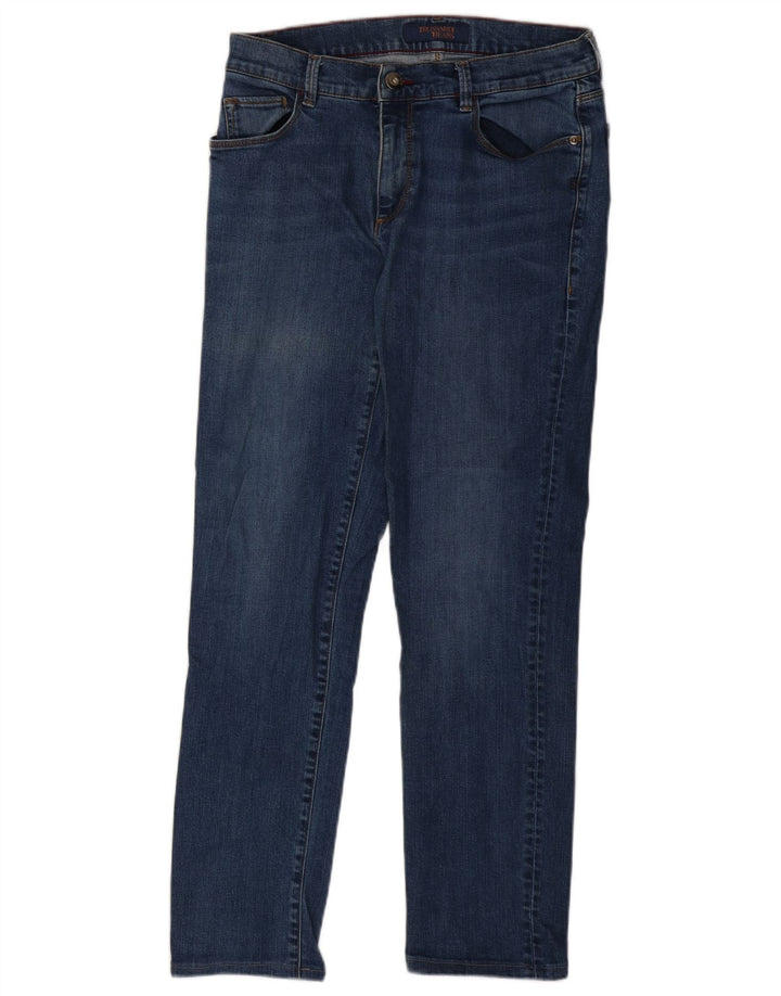 Trussardi blugi slim pentru bărbați W33 L30 bumbac albastru