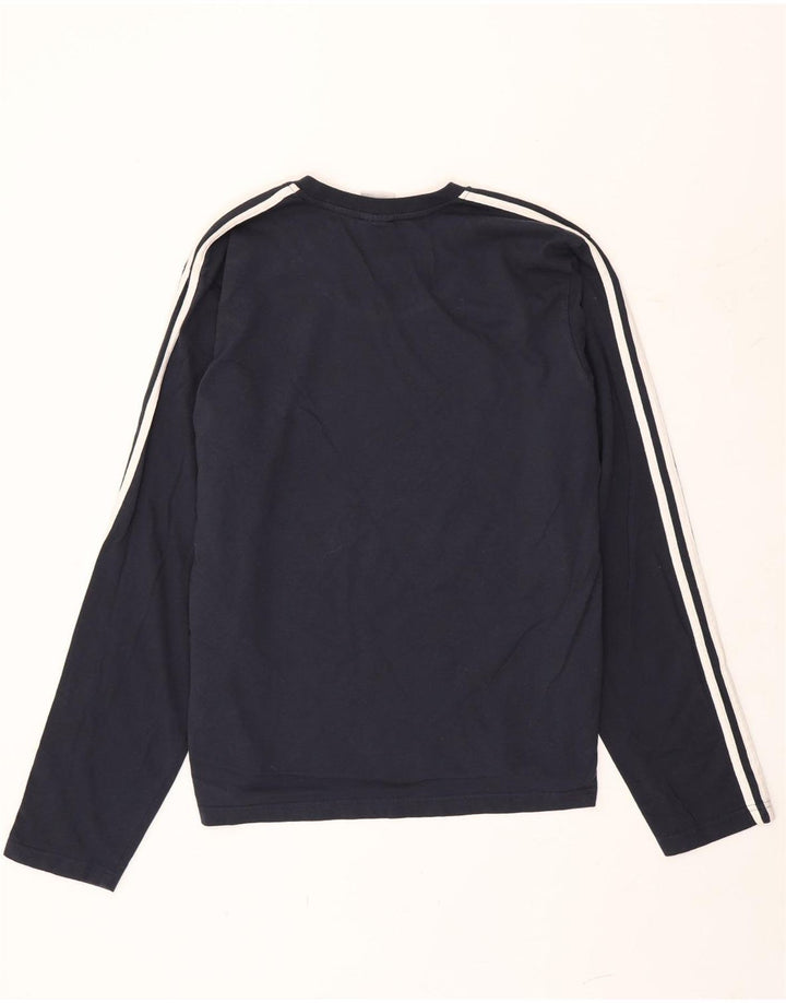 Top pentru bărbați Adidas cu mânecă lungă XL bleumarin bumbac