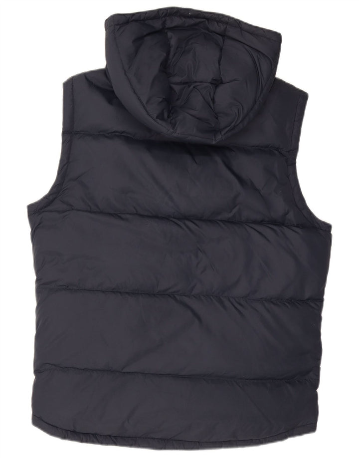 Jack Wills Gilet căptușit cu glugă pentru bărbați UK 36 Small Bleumarin