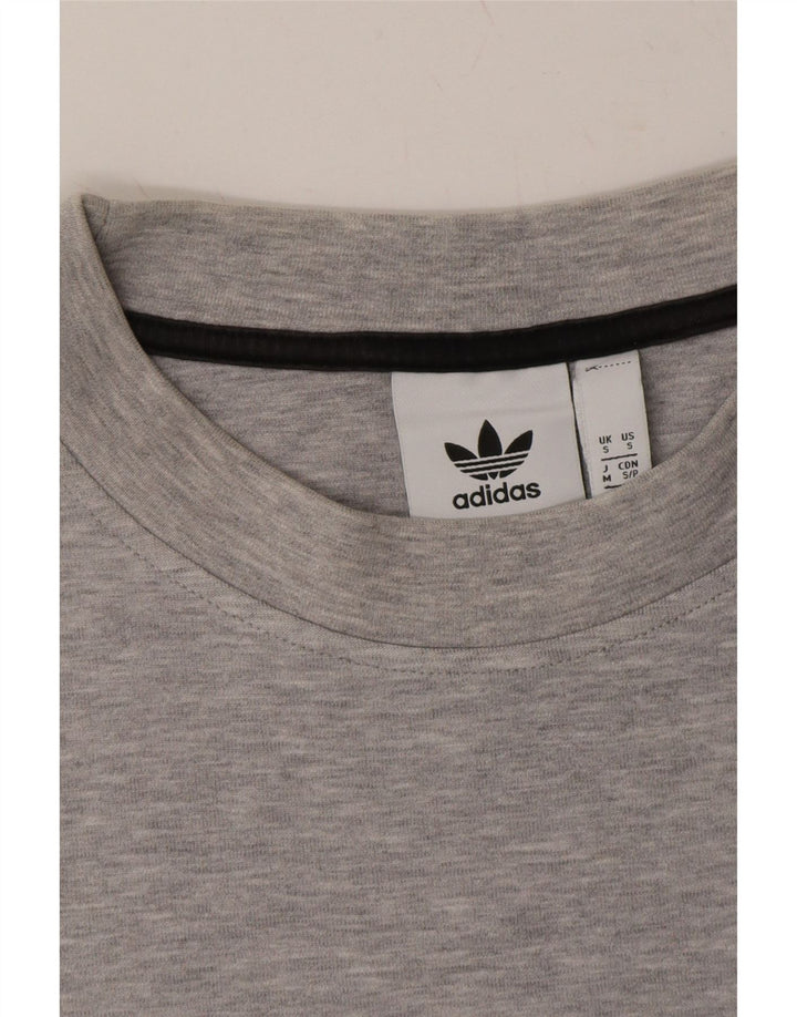 ADIDAS Mens Sweatshirt Jumper Small Grey Cotton Vintage Adidas and Second-Hand Adidas from Messina Hembry 