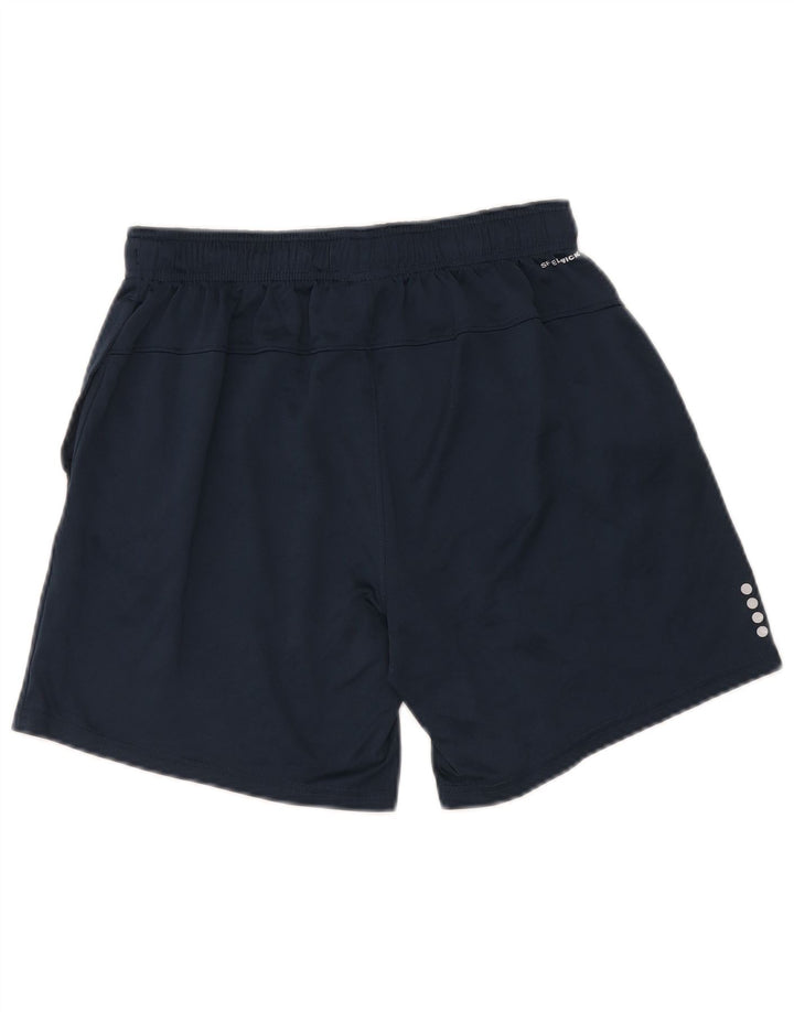 Pantaloni scurți sport pentru bărbați Reebok, poliester, albastru, mediu