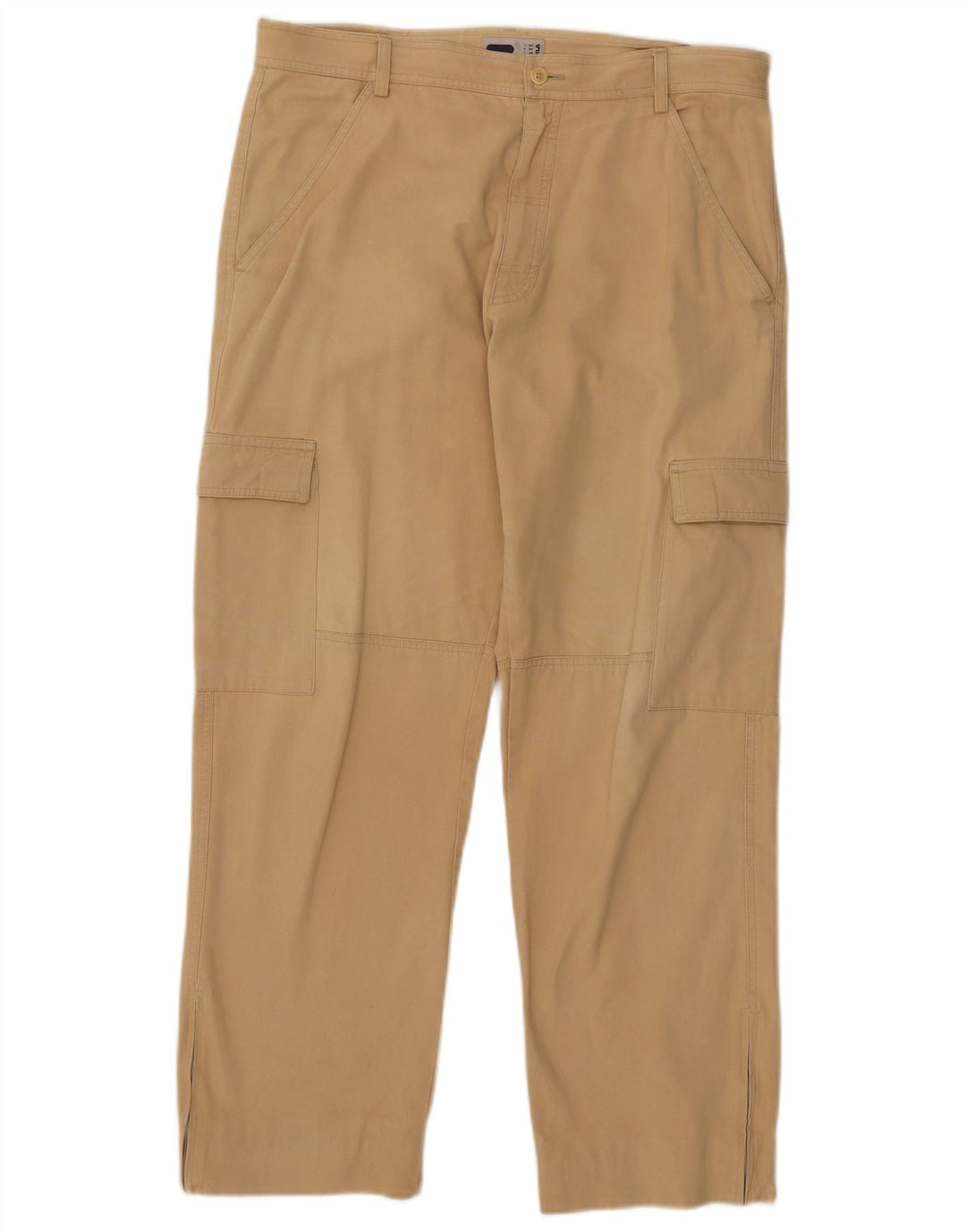 Pantaloni Cargo Bărbați Drepți Fila W38 L29 Bej Bumbac