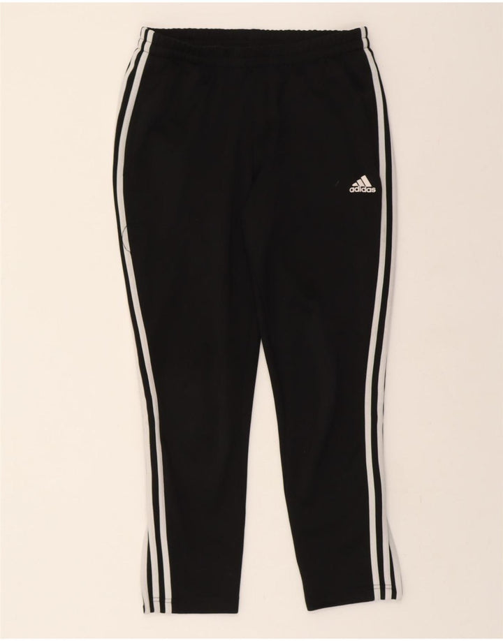 ADIDAS Womens Tracksuit Trousers UK 12/14 Medium  Black Polyester Vintage Adidas and Second-Hand Adidas from Messina Hembry 