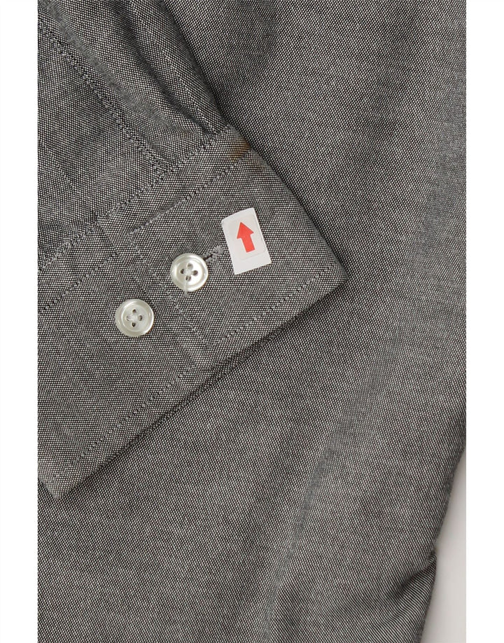 Cămașă pentru bărbați Penguin Slim Fit, mare, gri, bumbac