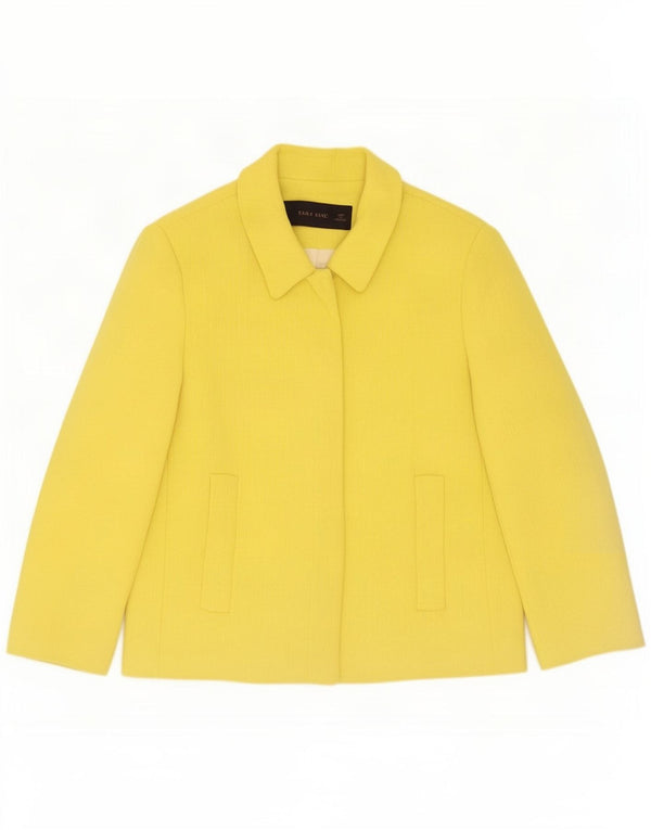 Blazer pentru femei Zara UK 14 Large Yellow