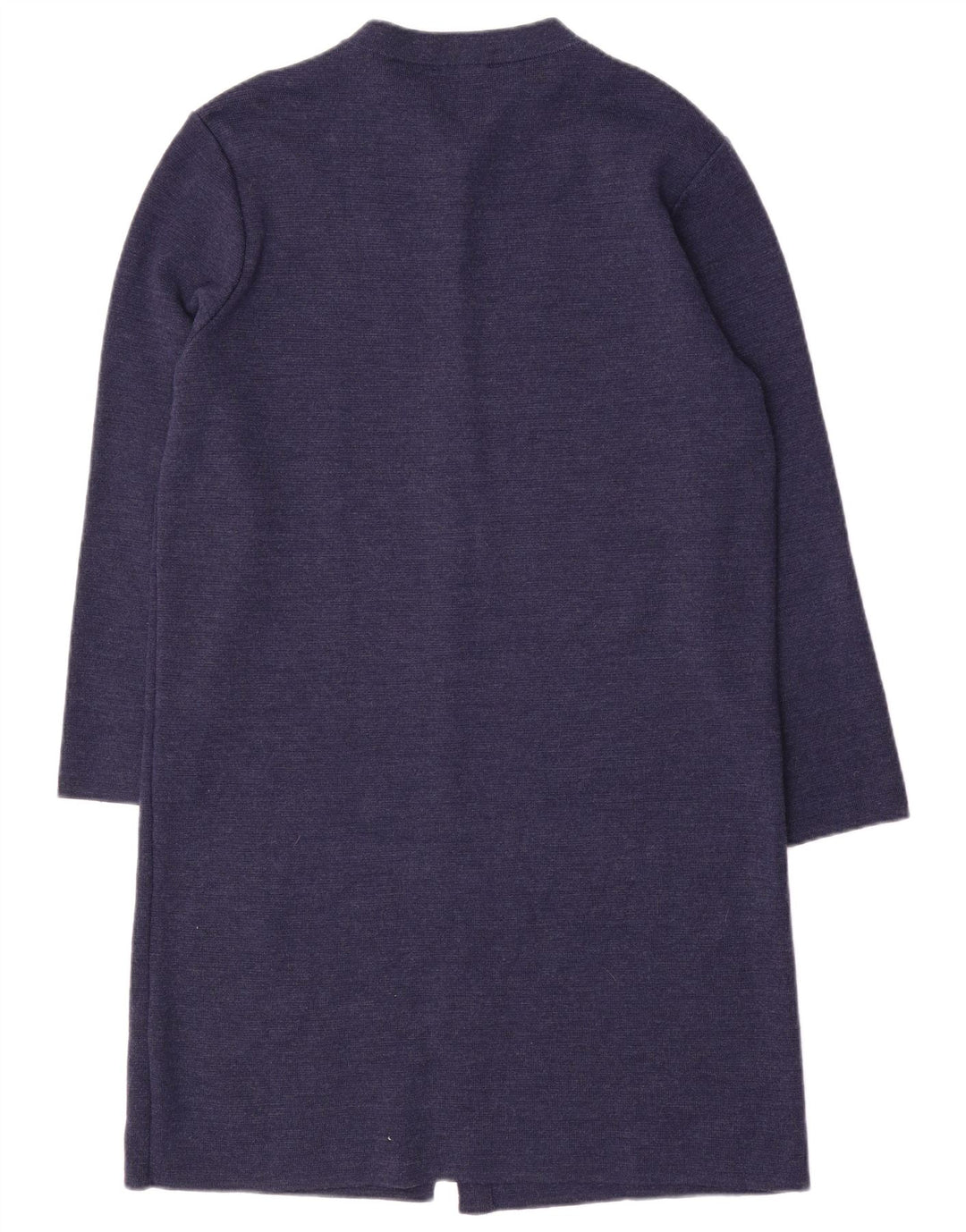 Pulover cardigan cu paragate pentru femei Marks & Spencer UK 16 mare, lână bleumarin