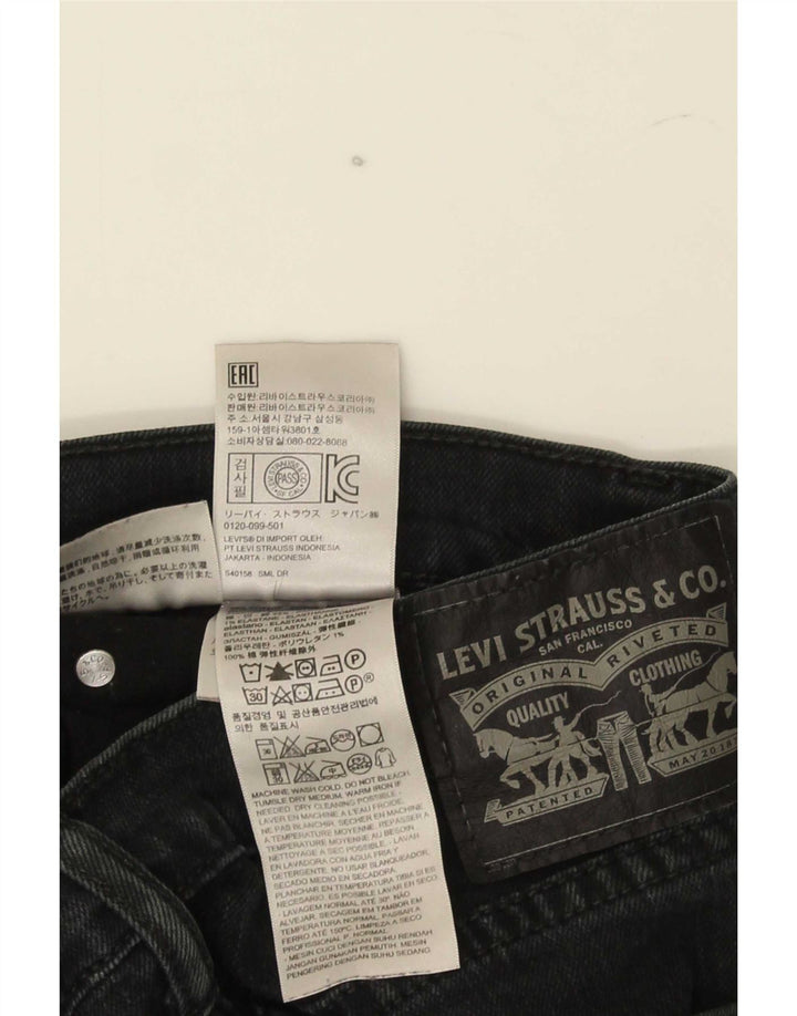 Blugi slim pentru bărbați Levi's W34 L30 bumbac negru