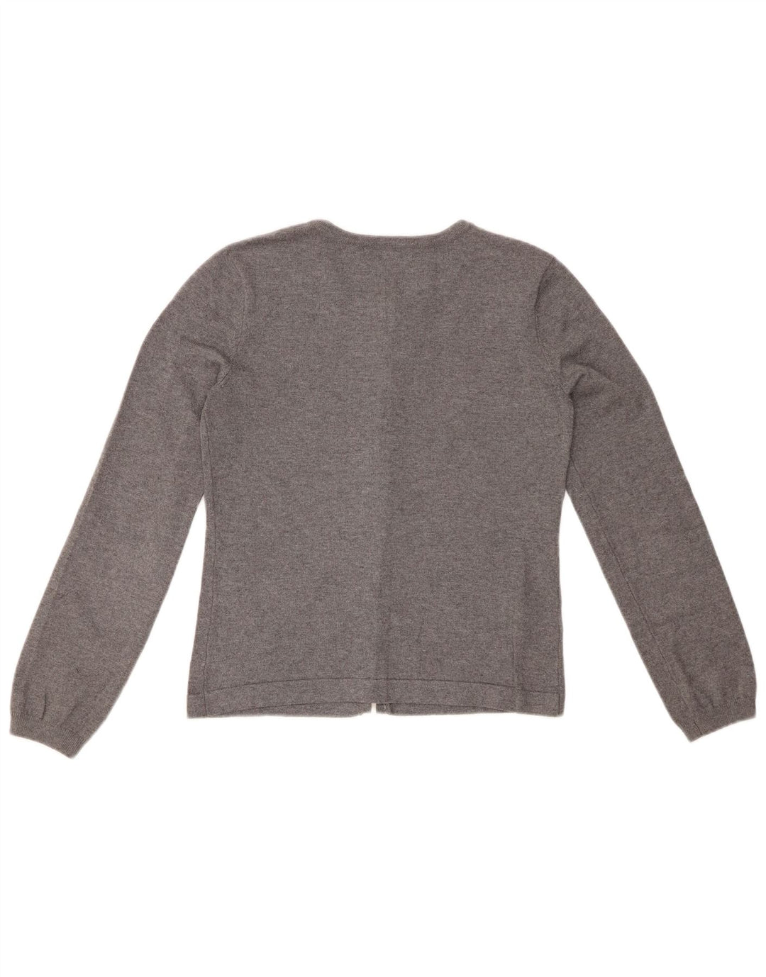 LAURA ASHLEY Pulover cardigan pentru femei UK 8 mic bumbac gri