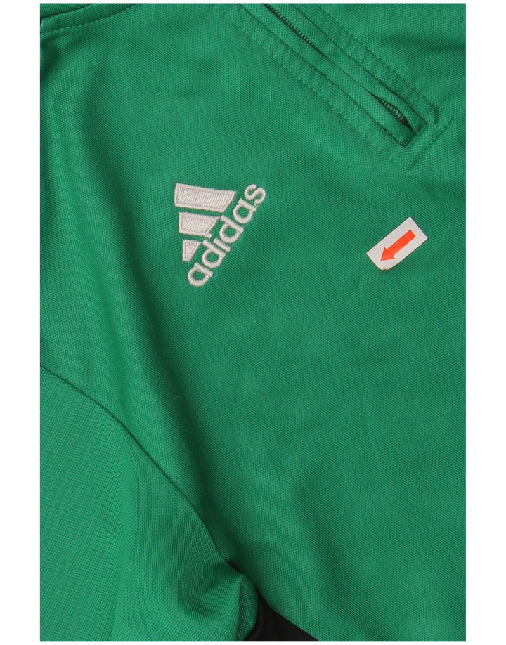Trening cu pulover grafic ADIDAS pentru băieți, 11-12 ani, color verde