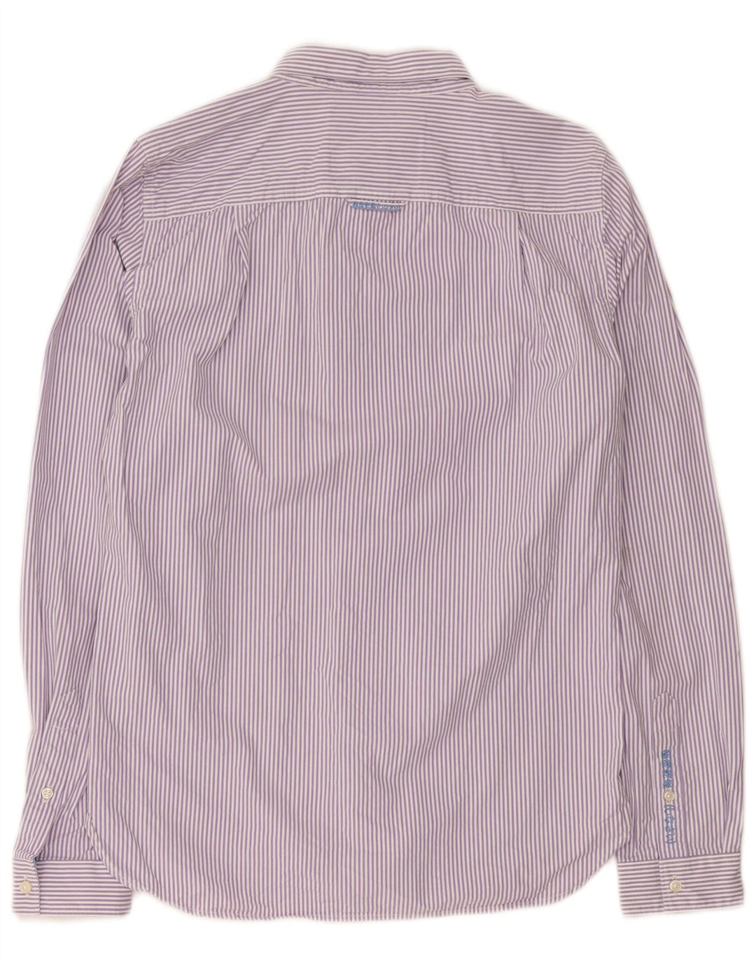Cămașă pentru bărbați Superdry, bumbac cu dungi violet mediu