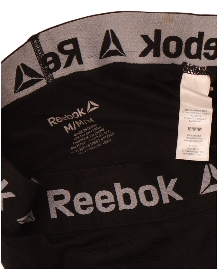 Leggings grafic Reebok pentru bărbați, poliester mediu negru