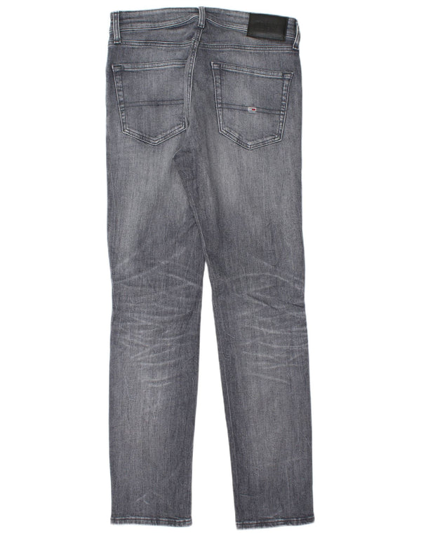 TOMMY HILFIGER Blugi slim pentru bărbați W30 L32 bumbac gri