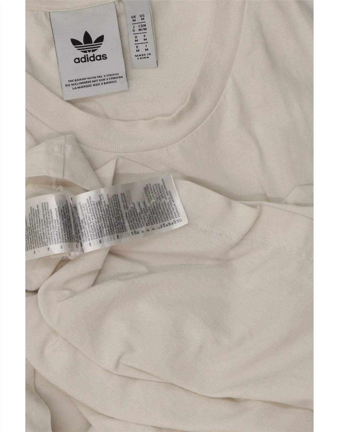 Tricou grafic pentru bărbați Adidas Top Medium White Bumbac