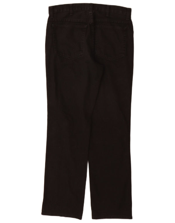 WRANGLER Blugi drepte pentru bărbați Texas W34 L32 bumbac negru