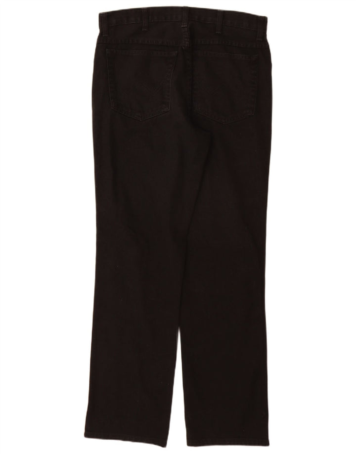 WRANGLER Blugi drepte pentru bărbați Texas W34 L32 bumbac negru