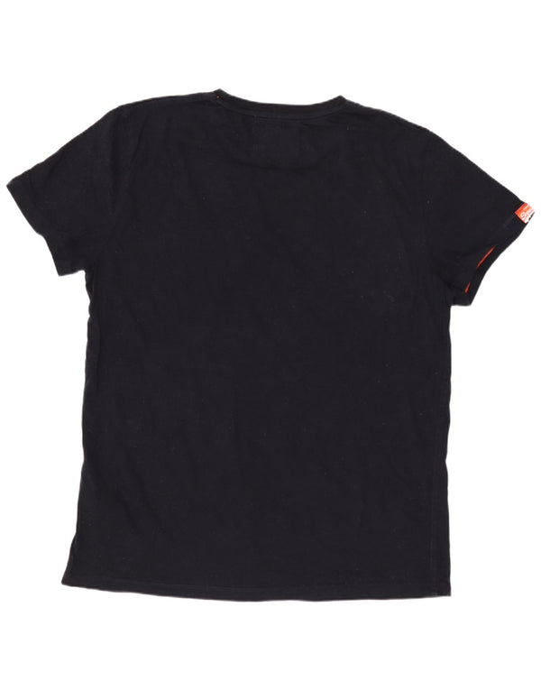 SUPERDRY Tricou Bărbați Top 2XL Bumbac Negru