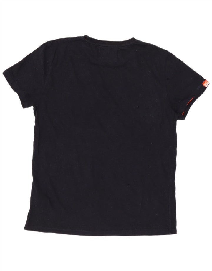 SUPERDRY Tricou Bărbați Top 2XL Bumbac Negru