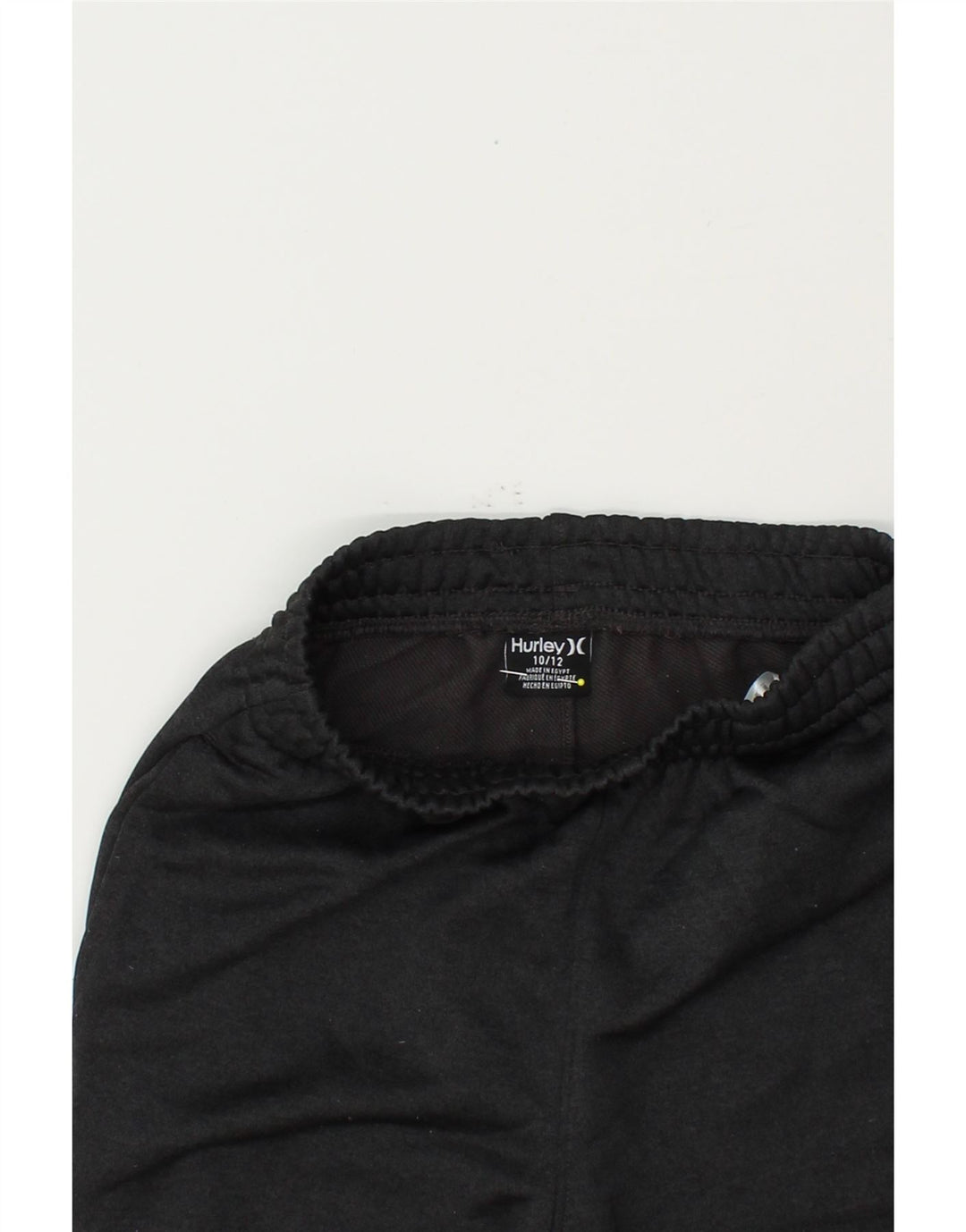 HURLEY Boys Tracksuit Trousers Joggers 10-11 Years  Black Polyester Vintage Hurley and Second-Hand Hurley from Messina Hembry 