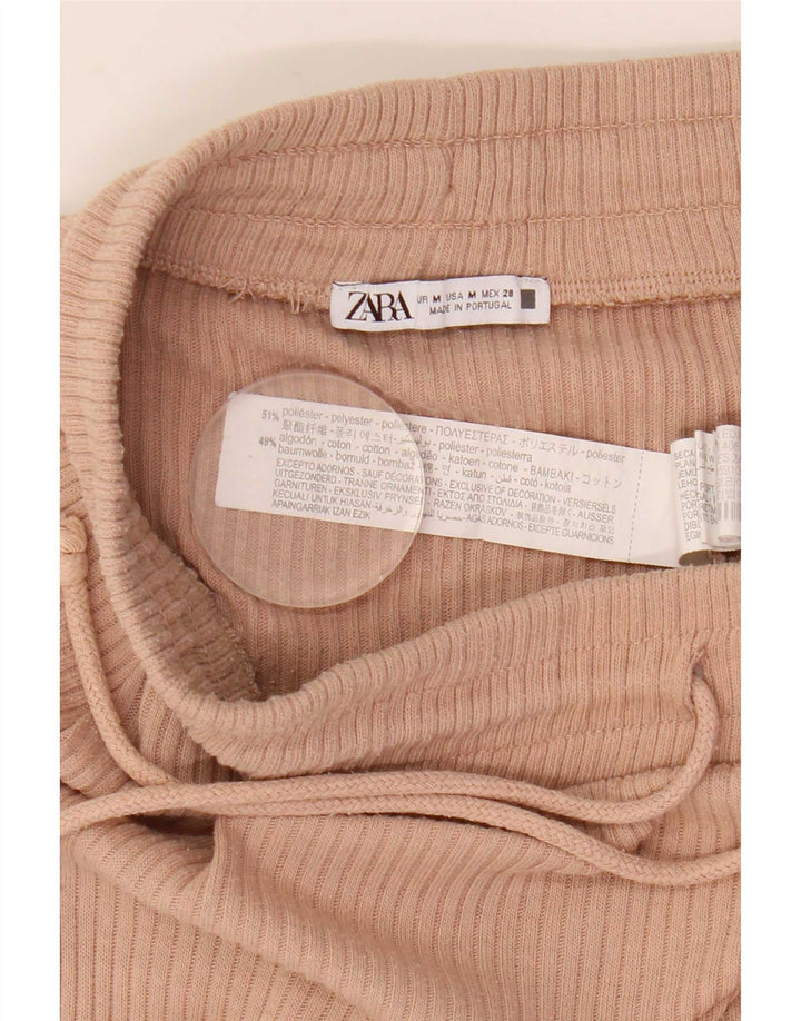Fusta Midi Zara Femei cu talie inalta Medium W28 Poliester roz