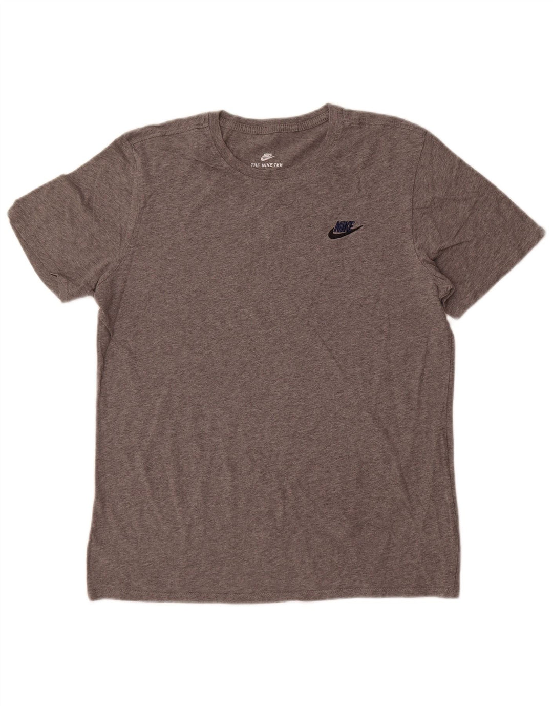 Tricou grafic Nike pentru bărbați, cu croială atletică, mare, gri, bumbac