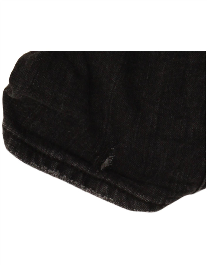 Blugi Lee Luke pentru bărbați, subțiri, învechiți, L34 L32, bumbac negru