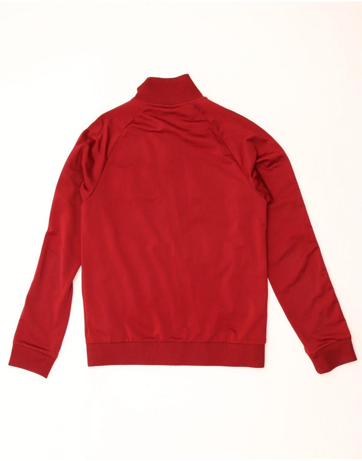Trening pentru bărbați Adidas Top Jachetă Mic Bordeaux Poliester