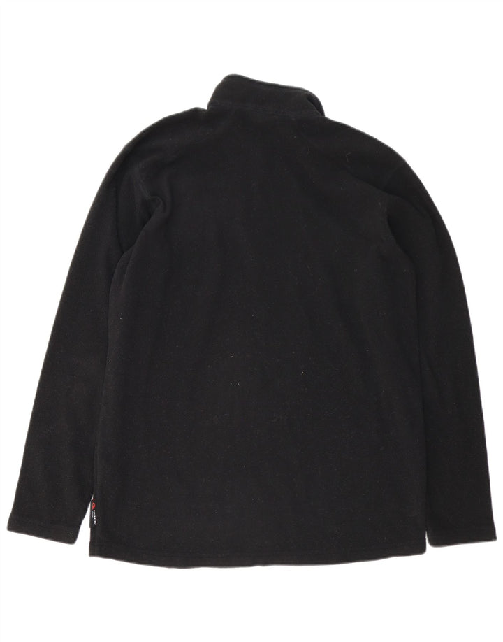 HELLY HANSEN Pulover pentru bărbați, cu fermoar, lână, negru, poliester