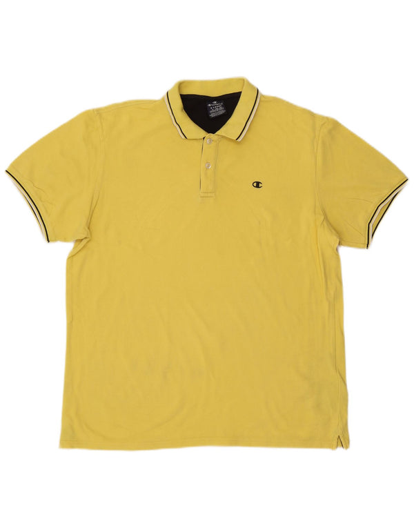 Tricou polo pentru bărbați CHAMPION XL Bumbac galben