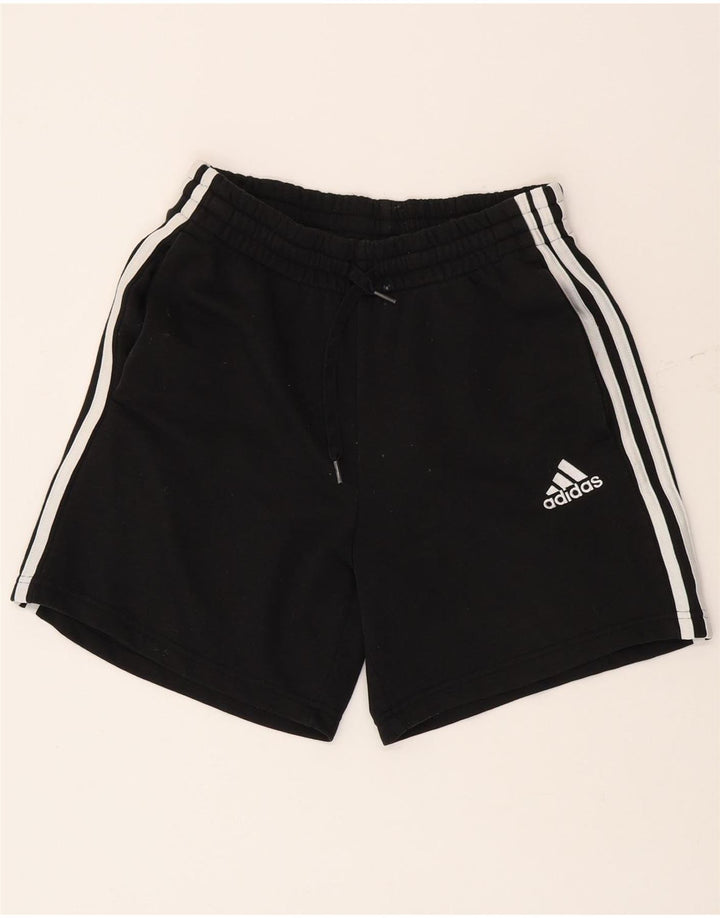 Pantaloni scurți sport pentru bărbați Adidas, bumbac negru mic