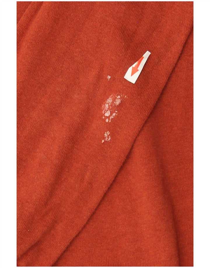 Pulover pentru bărbați Marks & Spencer, cu gât de barcă, bumbac maro mediu