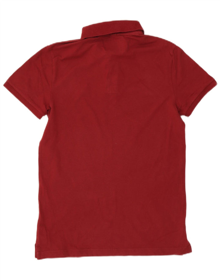 Cămașă polo Hollister pentru bărbați Small Maroon