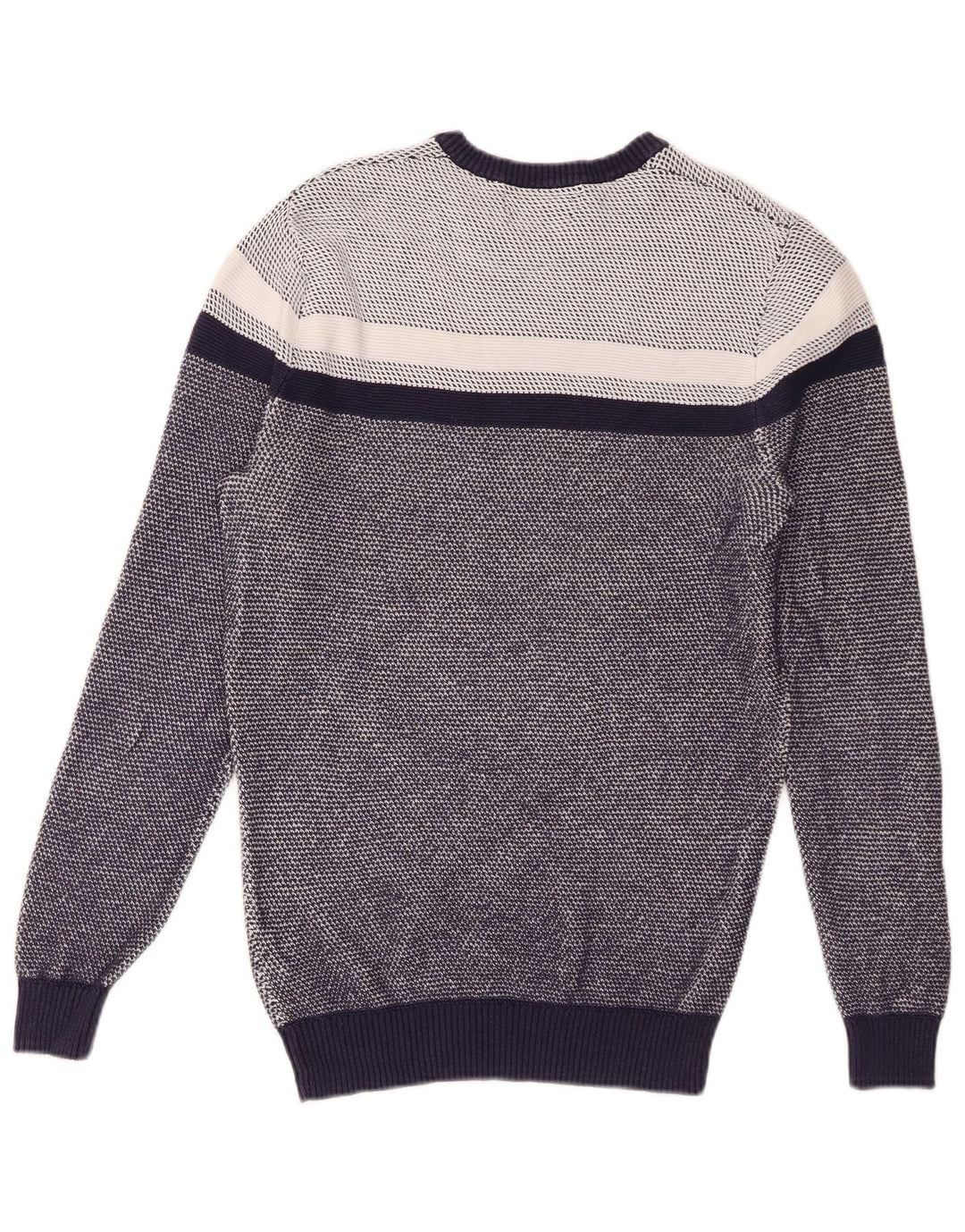 Pulover pentru bărbați Marks & Spencer, Blue Harbour, cu gât crew, mic, bleumarin