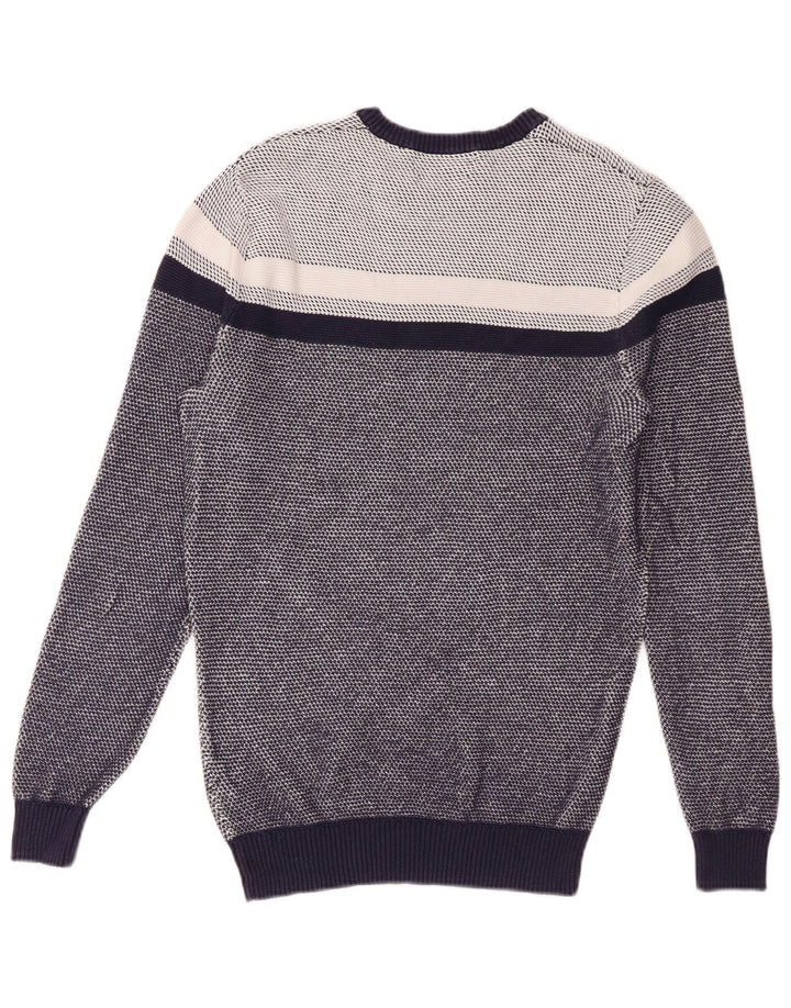 Pulover pentru bărbați Marks & Spencer, Blue Harbour, cu gât crew, mic, bleumarin