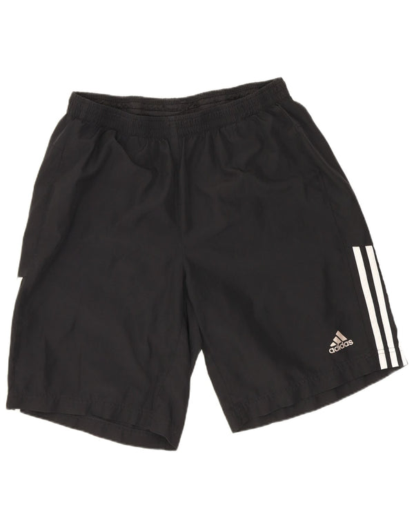 Pantaloni scurți sport pentru bărbați Adidas, poliester mediu negru
