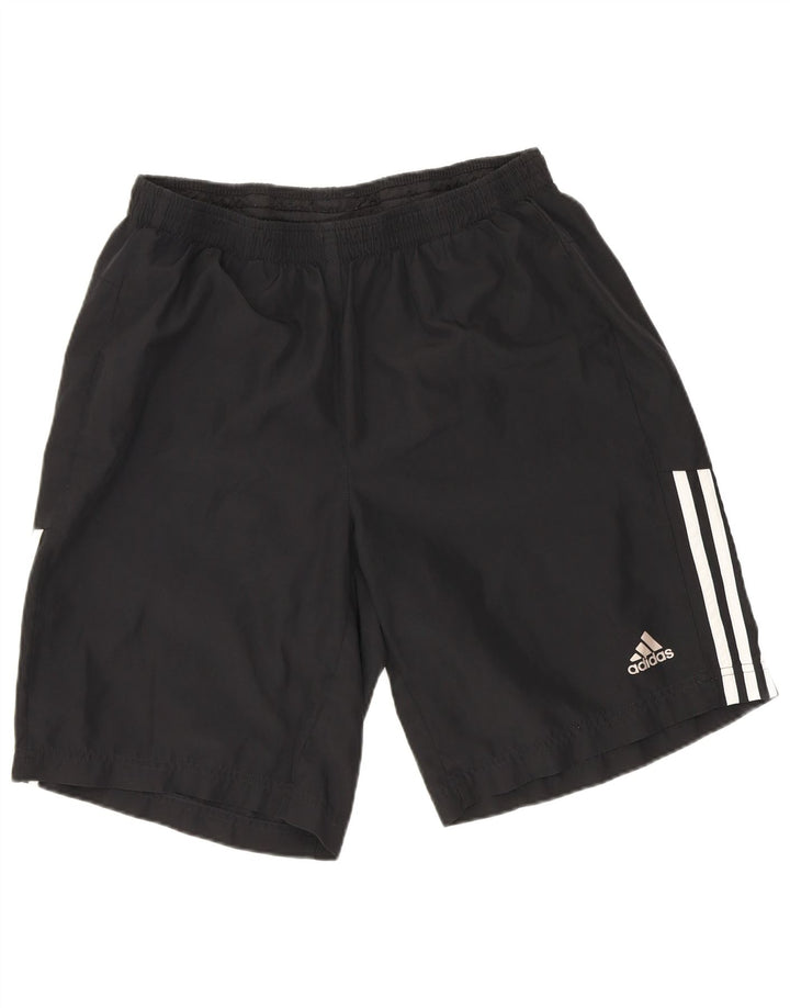 Pantaloni scurți sport pentru bărbați Adidas, poliester mediu negru