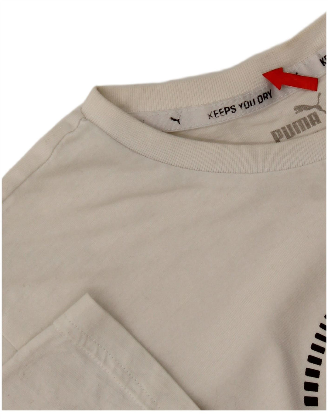 Tricou grafic Puma pentru băieți Top 15-16 ani alb