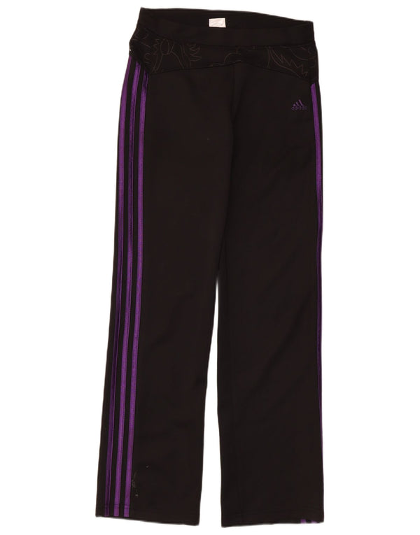 Leggings cu grafic pentru femei Adidas UK 14 Poliester negru mare