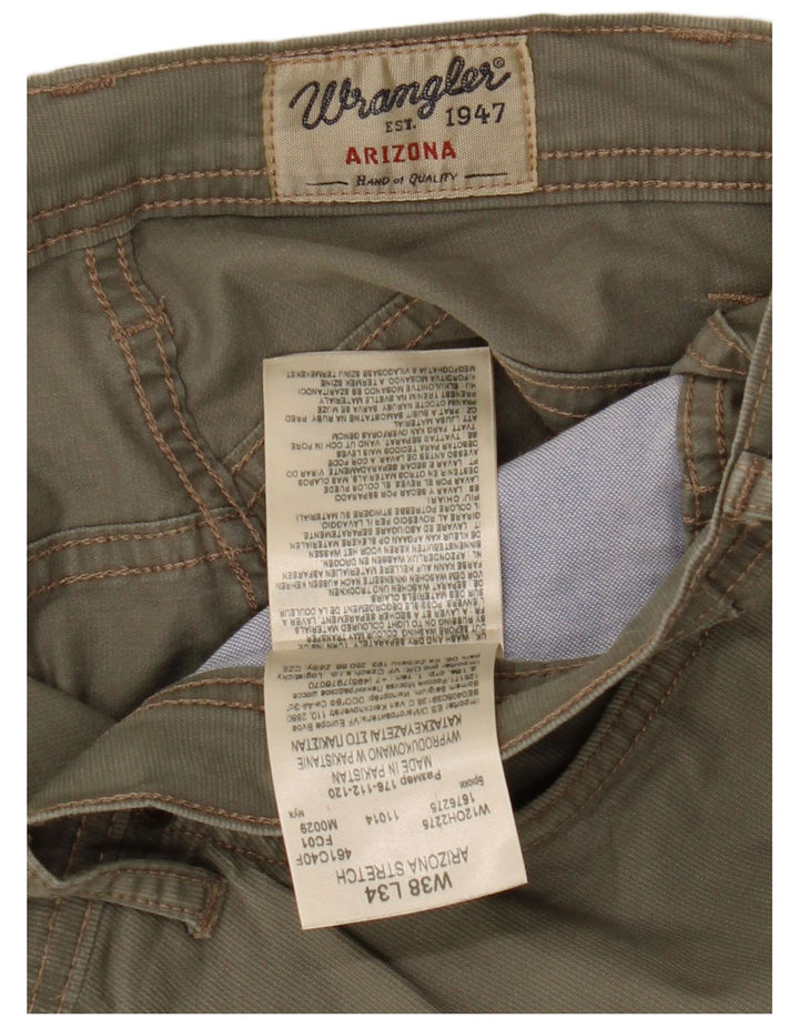 Pantaloni casual drepti elastici pentru bărbați WRANGLER Arizona W38 L34 kaki