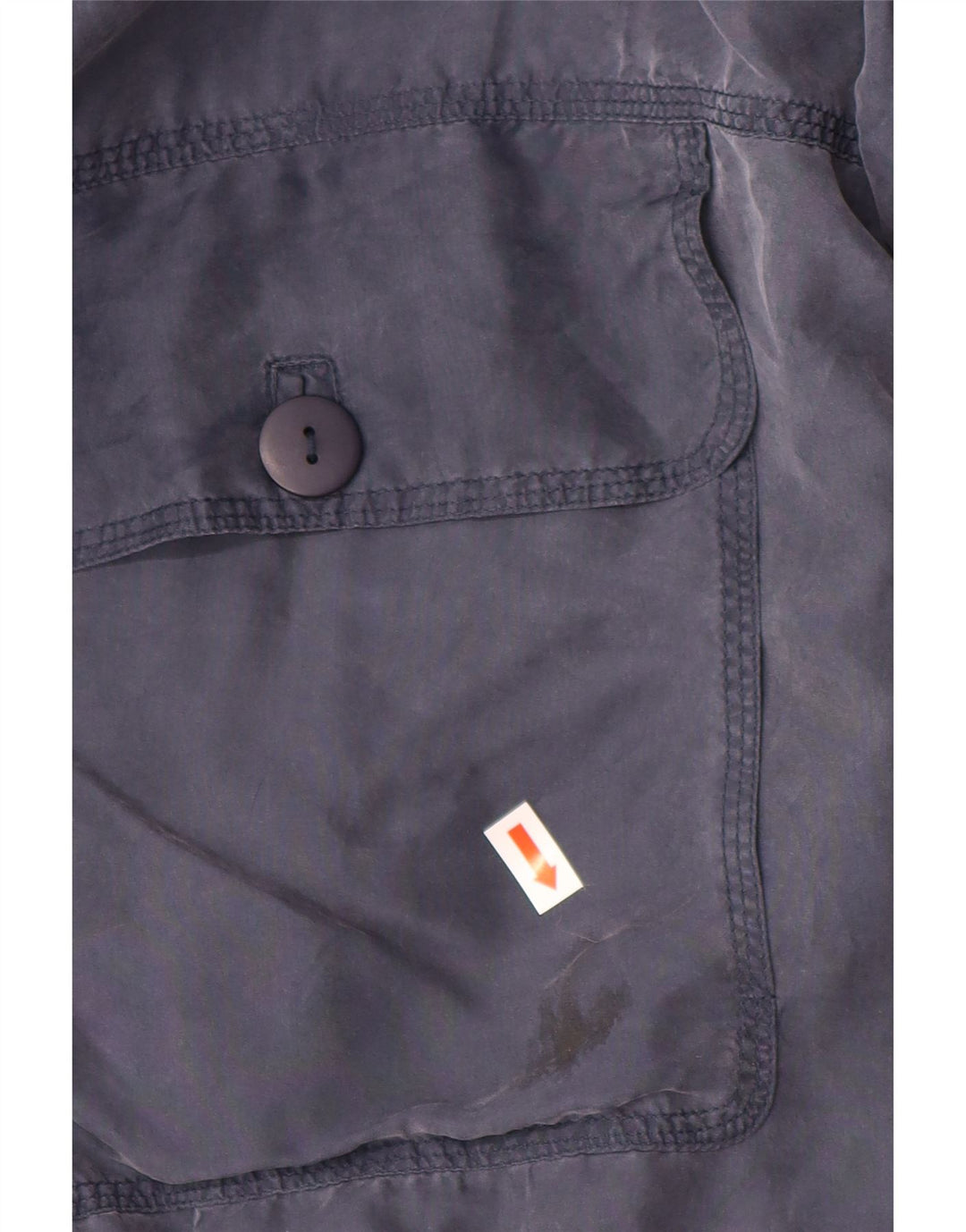 Bomber VINTAGE pentru bărbați IT 48 Medium Bleumarin Mătase