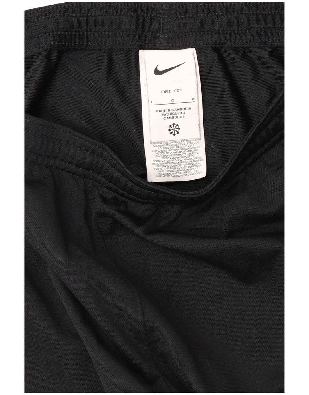 Pantaloni de trening NIKE Dri Fit pentru femei UK 14 Poliester negru mare